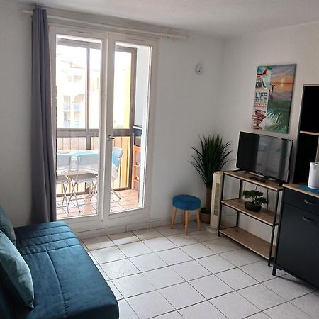 Appartement Vue Mer, Acces Direct Plage, Parking Privatif Le Barcares Exterior photo