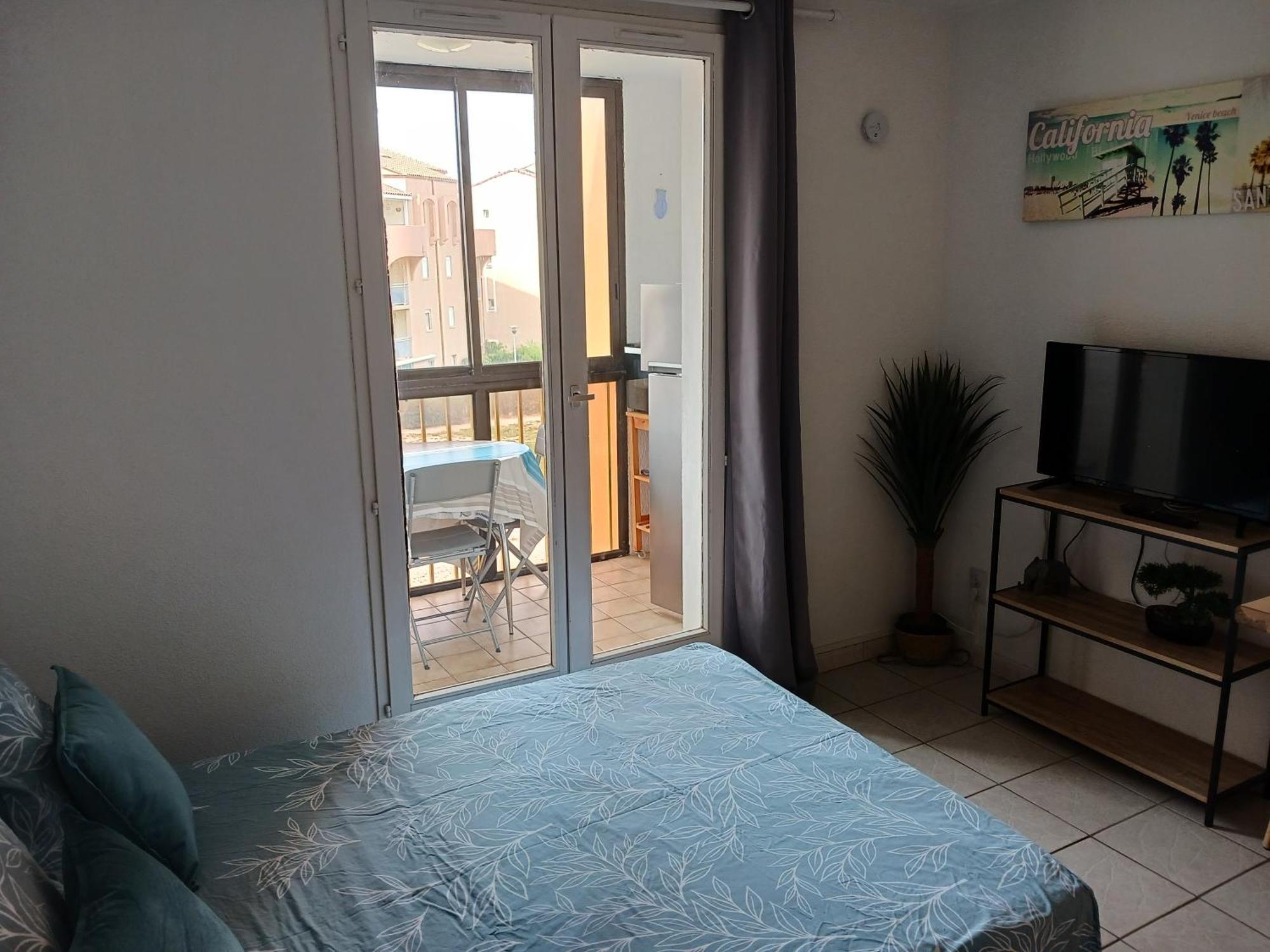Appartement Vue Mer, Acces Direct Plage, Parking Privatif Le Barcares Exterior photo